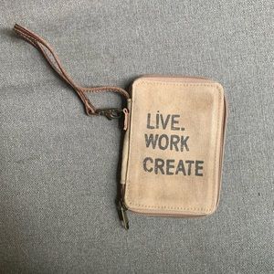 Wristlet Wallet / Card Holder - Live Work Create